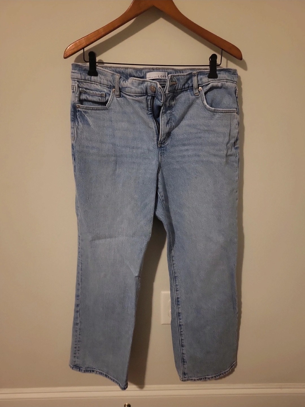 LOFT Light Blue Straight-Leg Women's Jeans